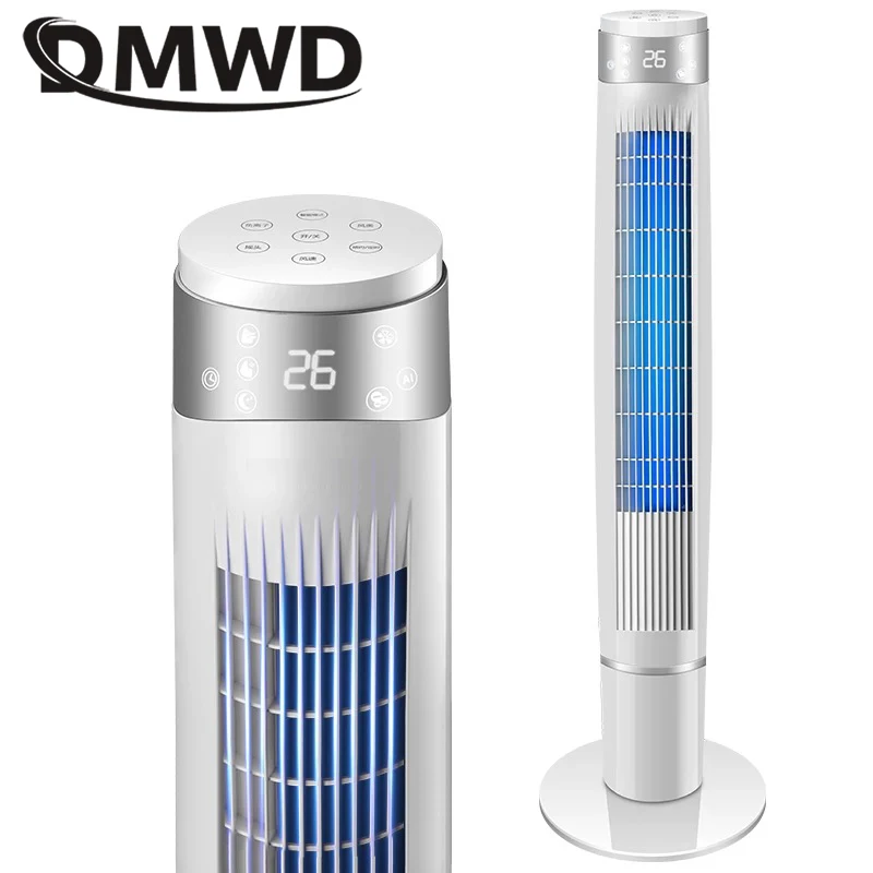 DMWD Household Electric cooling fans Tower Floor Stand cooler Remote Vertical Bladeless Timing Air Conditioning Fan ventilator
DMWD Household Electric cooling fans Tower Floor Stand cooler Remote Vertical Bladeless Timing Air Conditioning Fan ventilator
