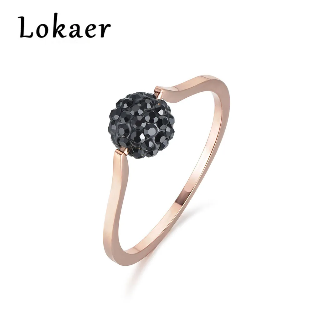 Lokaer Exquisite Rose Gold Color Wedding Rings Jewelry Stainless Steel Rhinestone Crystal Ring For Women Girl Anneau R180320333R
Lokaer Exquisite Rose Gold Color Wedding Rings Jewelry Stainless Steel Rhinestone Crystal Ring For Women Girl Anneau R180320333R