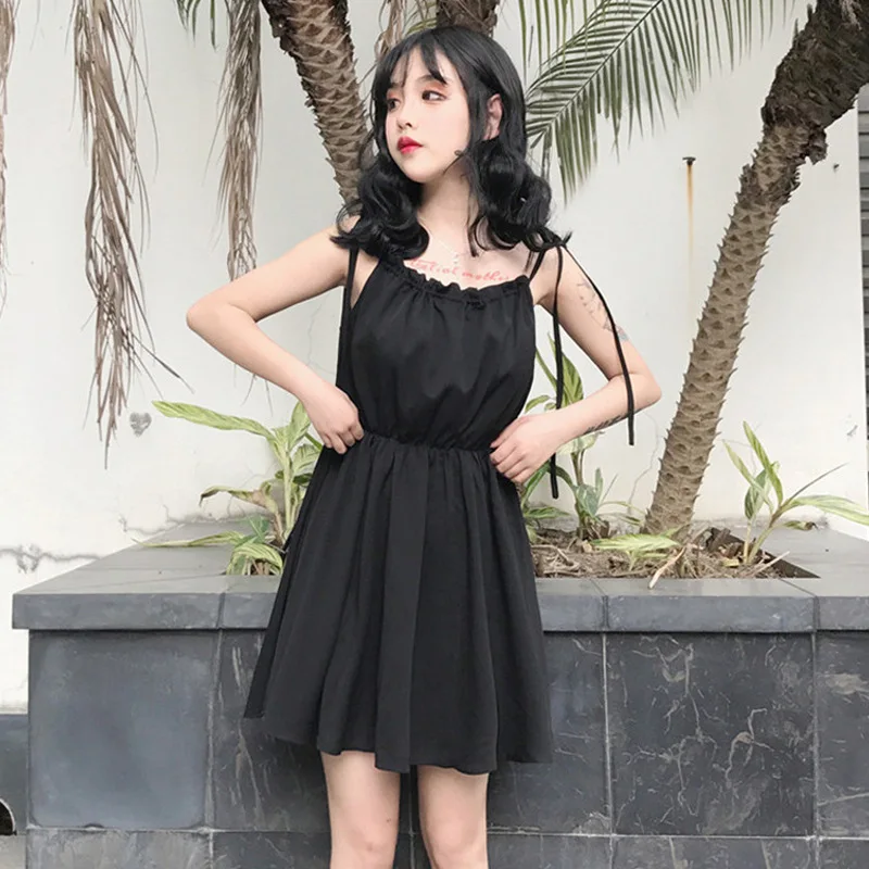 Women Summer Black Small Dress Cute Korean Style Long High Waist Slim Dress Strapless Collar Sleeveless Fashion Party Dresses
Women Summer Black Small Dress Cute Korean Style Long High Waist Slim Dress Strapless Collar Sleeveless Fashion Party Dresses