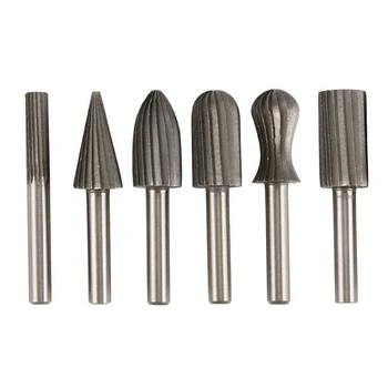6pcs Set Rotary Burrs Steel Tungsten Shank 6mm Rotary Milling Cutter
6pcs Set Rotary Burrs Steel Tungsten Shank 6mm Rotary Milling Cutter