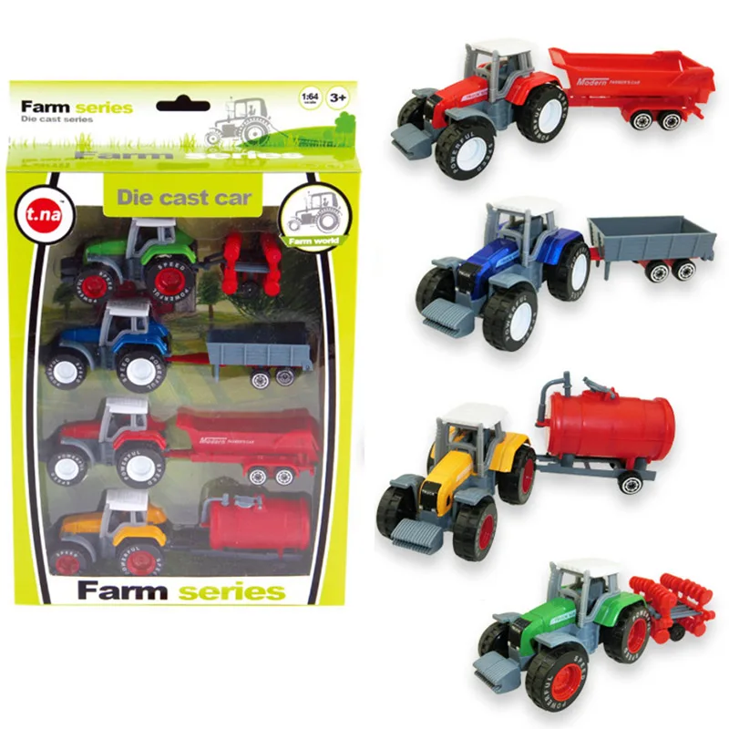 4pcs/set Alloy engineering car tractor toy model farm vehicle belt boy toy car model engineering car tractor toys
4pcs/set Alloy engineering car tractor toy model farm vehicle belt boy toy car model engineering car tractor toys