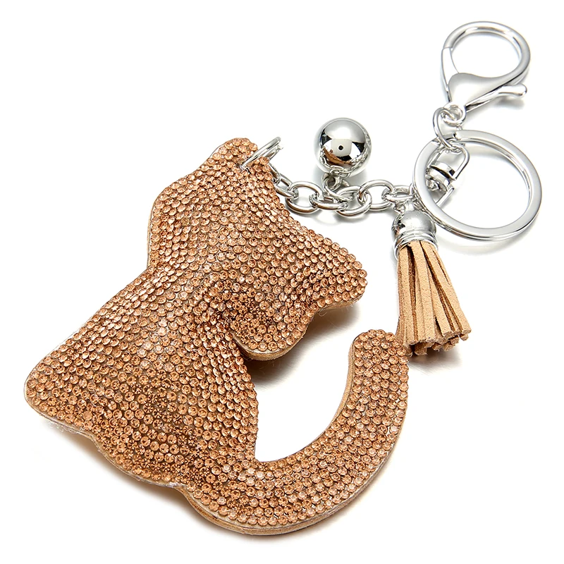 2017 Silver and Gold Color good quality wholesale 4 color new fashion charm key chain pendant rhinestone cat leather keychain
2017 Silver and Gold Color good quality wholesale 4 color new fashion charm key chain pendant rhinestone cat leather keychain