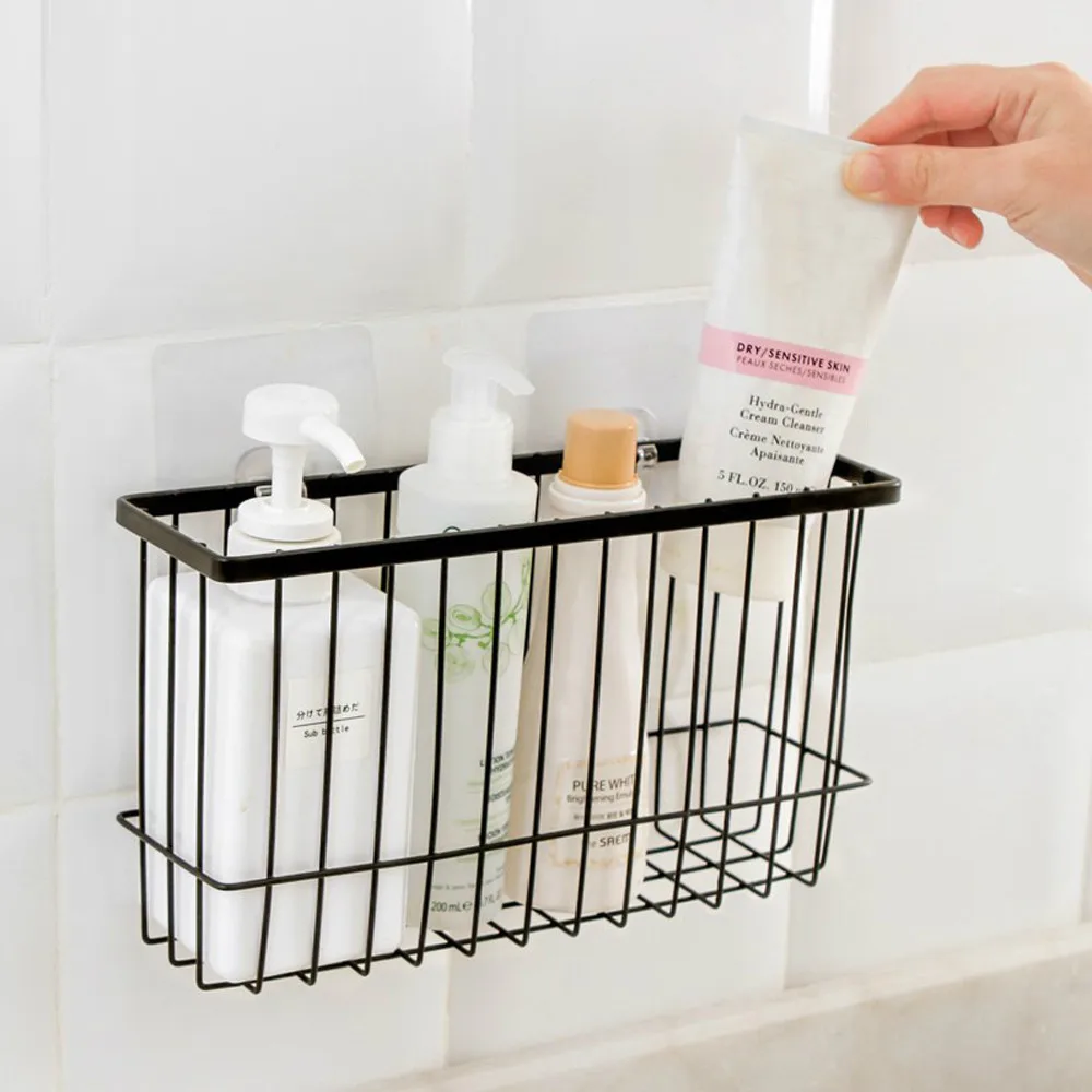 Self-Adhesion Kitchen Bathroom Iron Wire Basket Bin Storage Rack Mesh Organizer best selling 2019 products home gadgets panier
Self-Adhesion Kitchen Bathroom Iron Wire Basket Bin Storage Rack Mesh Organizer best selling 2019 products home gadgets panier