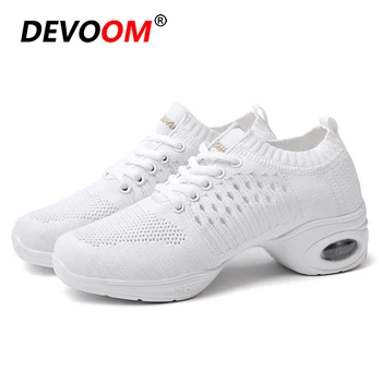 2019 Dance Sneakers For Women White Black Lace Up Sneakers Split Soles Mesh Cloth and Cow Split Vamp Breath Jazz Dancing Shoes E
2019 Dance Sneakers For Women White Black Lace Up Sneakers Split Soles Mesh Cloth and Cow Split Vamp Breath Jazz Dancing Shoes E