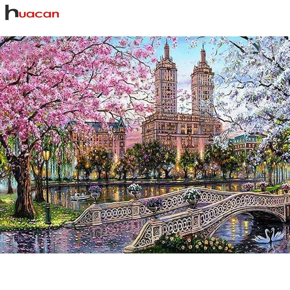 HUACAN Full Drill Square Diamond Painting Landscape 5D DIY Diamond Embroidery Cross Stitch Rhinestone Mosaic Painting
HUACAN Full Drill Square Diamond Painting Landscape 5D DIY Diamond Embroidery Cross Stitch Rhinestone Mosaic Painting