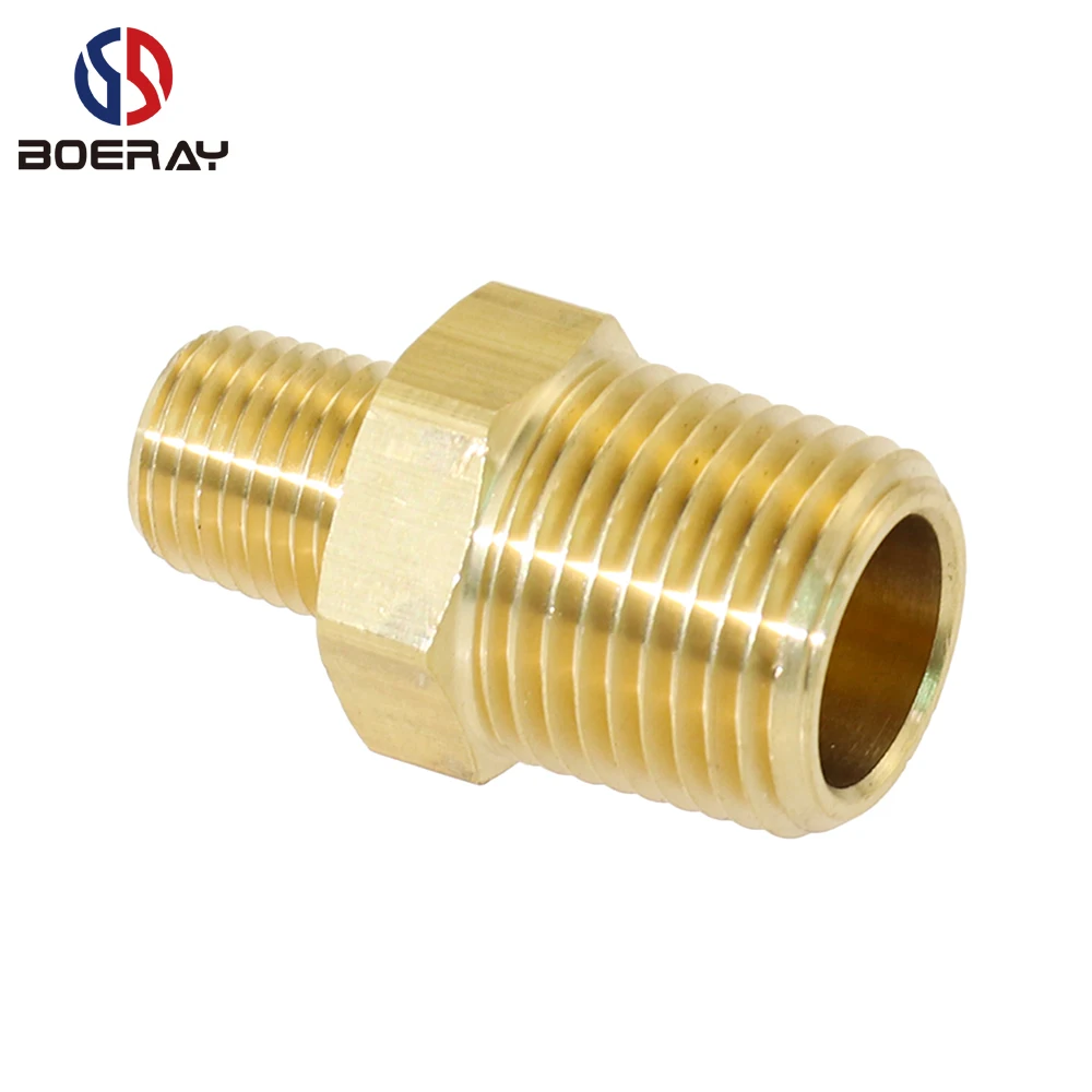 2pcs NPT Male Thread 1/8" 1/4" 3/8" 1/2" Brass Pipe Tube Fittings Reducer Straight Hex Nipple Joint(Model:3325R)
2pcs NPT Male Thread 1/8" 1/4" 3/8" 1/2" Brass Pipe Tube Fittings Reducer Straight Hex Nipple Joint(Model:3325R)
