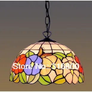 12 inches butterfly flower color chandelier Tiffany Cafe American European style kitchen glass lighting fixtures
12 inches butterfly flower color chandelier Tiffany Cafe American European style kitchen glass lighting fixtures