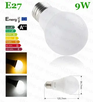 10x E27 9W LED Globe Bulb Light Screw Lamp 110V-240V
10x E27 9W LED Globe Bulb Light Screw Lamp 110V-240V