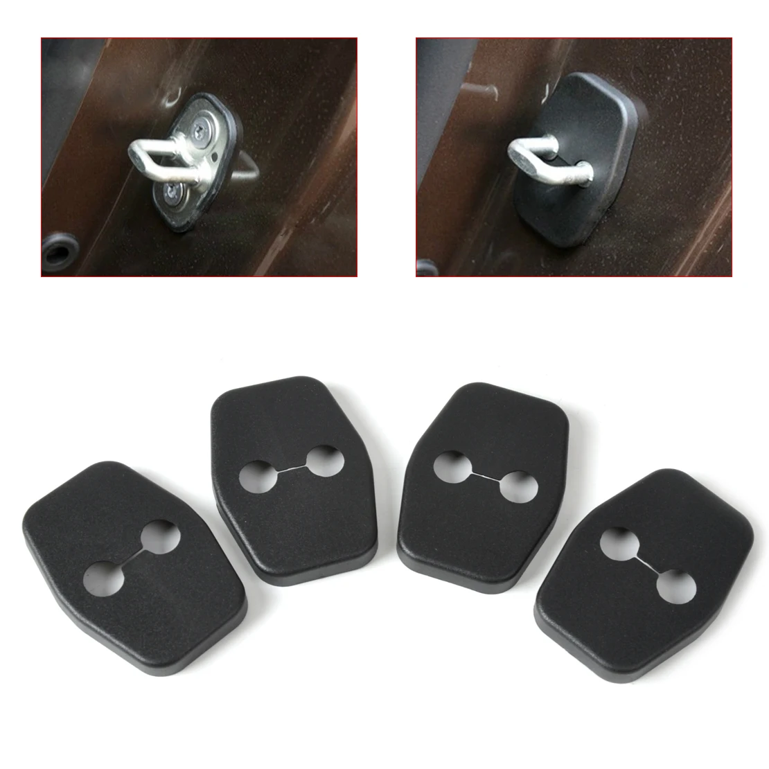 beler 4pcs Door Striker Cover Lock Protector for Citroen C4 C5 DS4 DS3 DS5 207 308 407 408 508 2013 2014 2015
beler 4pcs Door Striker Cover Lock Protector for Citroen C4 C5 DS4 DS3 DS5 207 308 407 408 508 2013 2014 2015