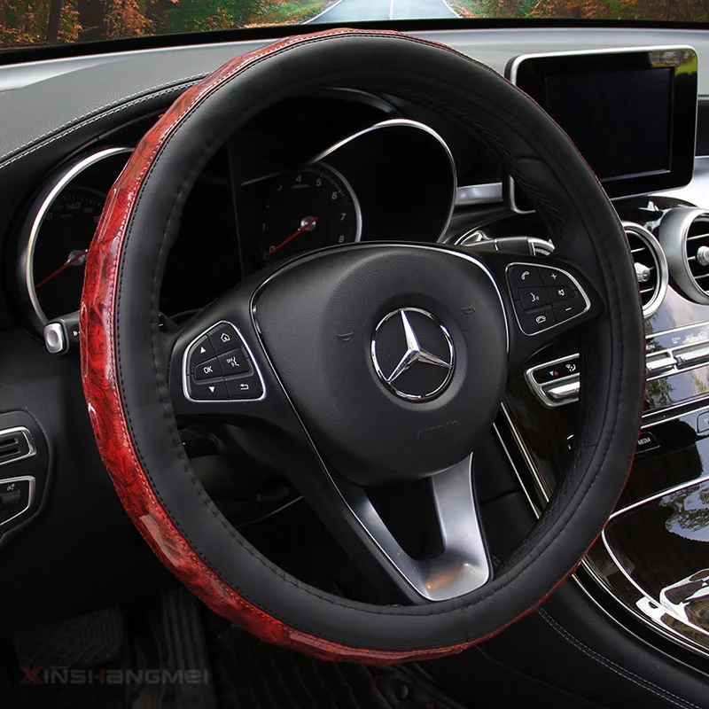 KKYSYELVA car steering wheel cover 38cm Fashion Wheel Covers for Women Lady Leather Steering-wheel Auto Interior Accessories
KKYSYELVA car steering wheel cover 38cm Fashion Wheel Covers for Women Lady Leather Steering-wheel Auto Interior Accessories