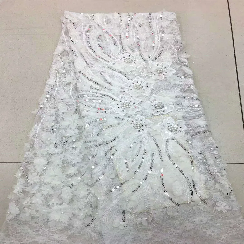Best Selling Sequin Embroidery Beaded African White Wedding Dress Tulle Lace Fabric For Party X466-1
Best Selling Sequin Embroidery Beaded African White Wedding Dress Tulle Lace Fabric For Party X466-1
