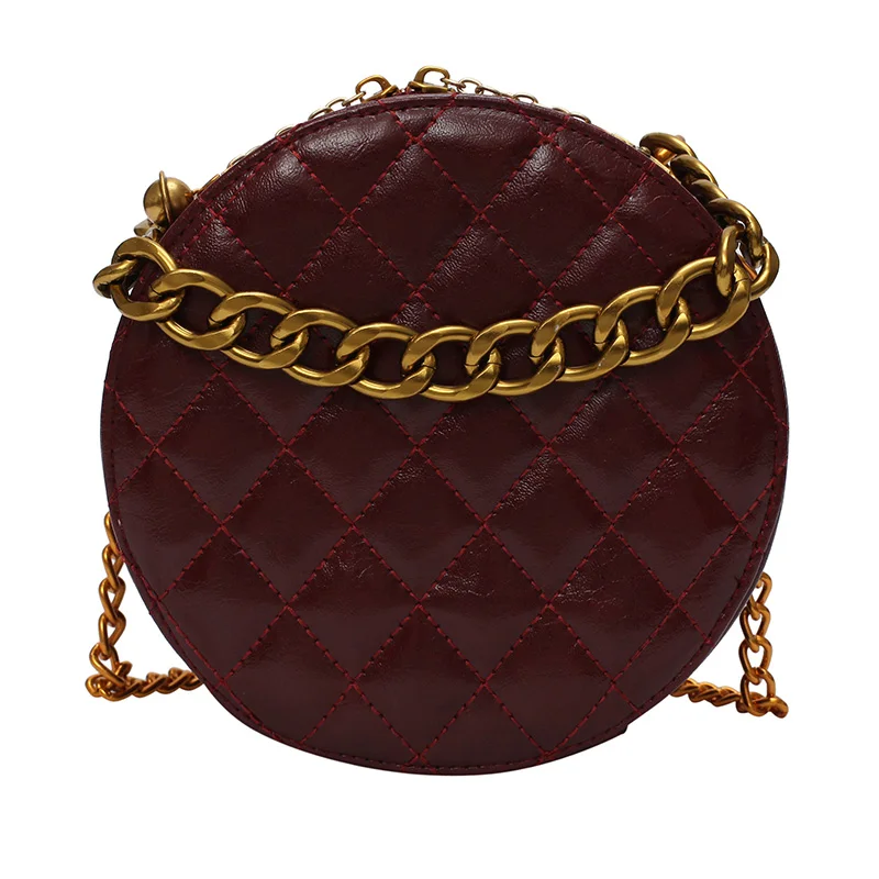 Small round bag brim female bag new spring and summer 2019 han edition one shoulder his parcel ling mini chain bag
Small round bag brim female bag new spring and summer 2019 han edition one shoulder his parcel ling mini chain bag