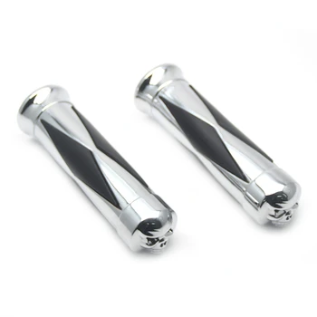 Skull Chrome Motorcycle CNC Aluminum 1" 25mm Handlebar Grips Hand Grips For Harley Davidson Sportster XL883 XL1200
Skull Chrome Motorcycle CNC Aluminum 1" 25mm Handlebar Grips Hand Grips For Harley Davidson Sportster XL883 XL1200