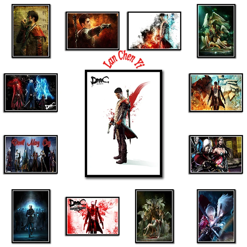 Devil May Cry Coated paper poster Office Gift Room Dining Home Decor wall sticker Design
Devil May Cry Coated paper poster Office Gift Room Dining Home Decor wall sticker Design