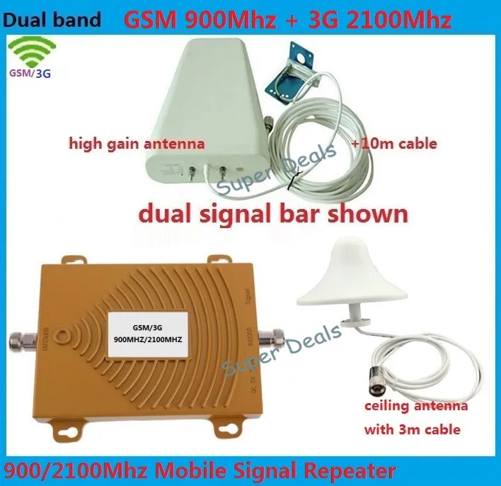 LTE 2G 3G GSM repeater Mobile Signal Repeater Amplifier , 900MHz 2100MHz phone amplifier repetidor de sinal de celular
LTE 2G 3G GSM repeater Mobile Signal Repeater Amplifier , 900MHz 2100MHz phone amplifier repetidor de sinal de celular