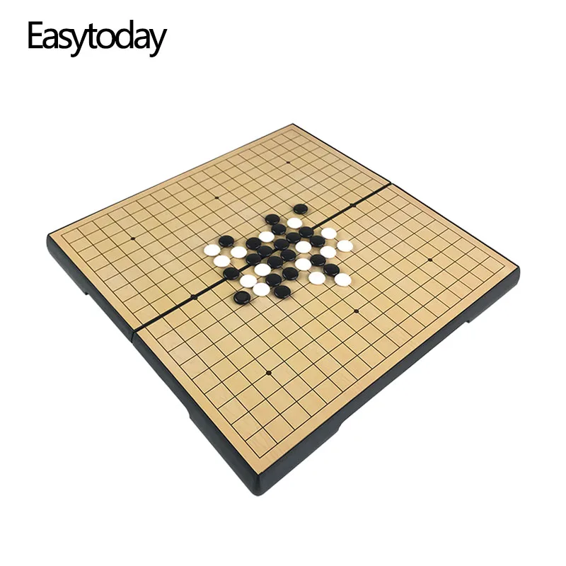 Easytoday Standard Go Game Plastic Folding Chess Board Magnetic Chess Pieces Entertainment Games Set High Quality Gift
Easytoday Standard Go Game Plastic Folding Chess Board Magnetic Chess Pieces Entertainment Games Set High Quality Gift