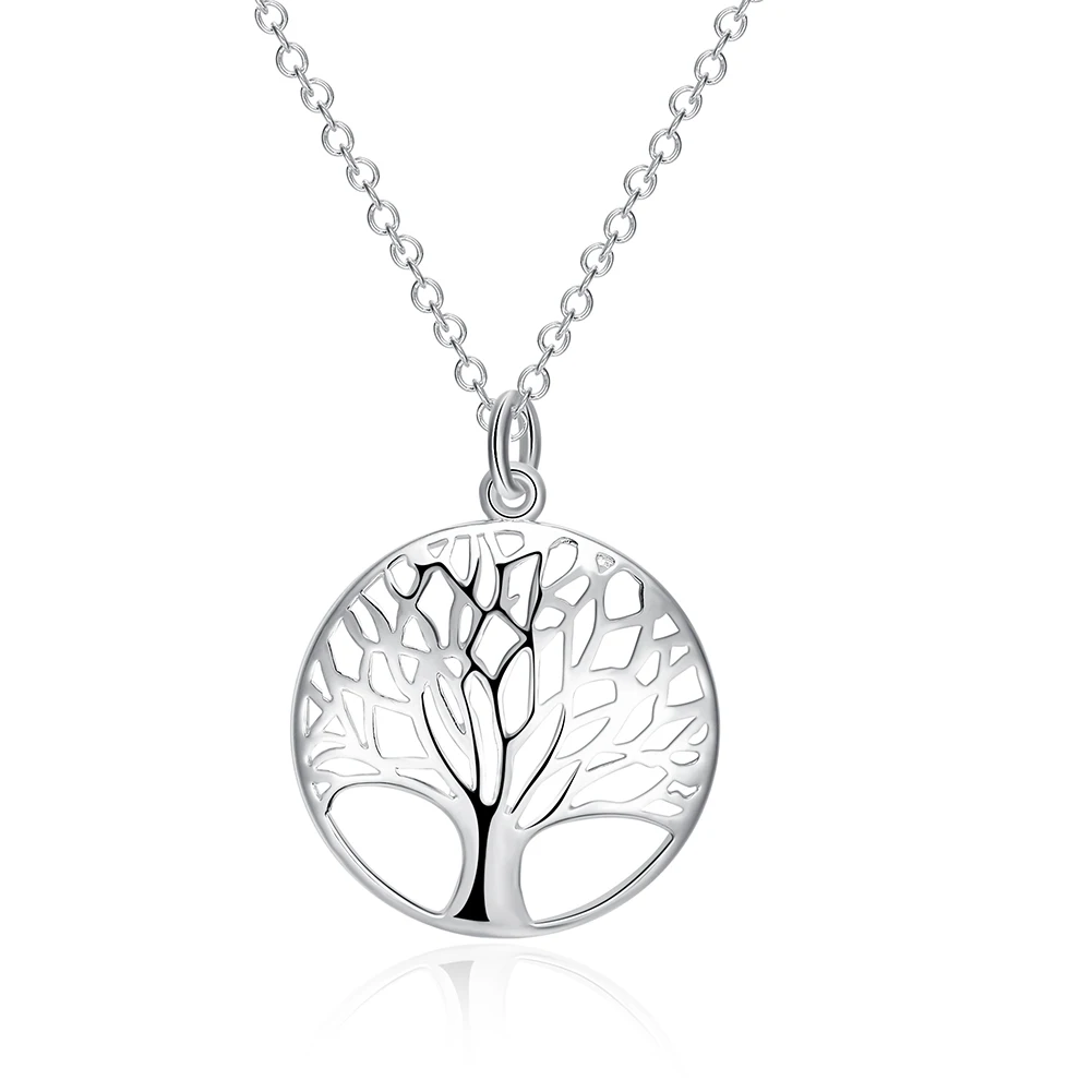 JEXXI New Tree Fashion Style 100% 925 Sterling Silver Pendant Necklace For Women Female Jewelry Simple And Elegant Gifts
JEXXI New Tree Fashion Style 100% 925 Sterling Silver Pendant Necklace For Women Female Jewelry Simple And Elegant Gifts