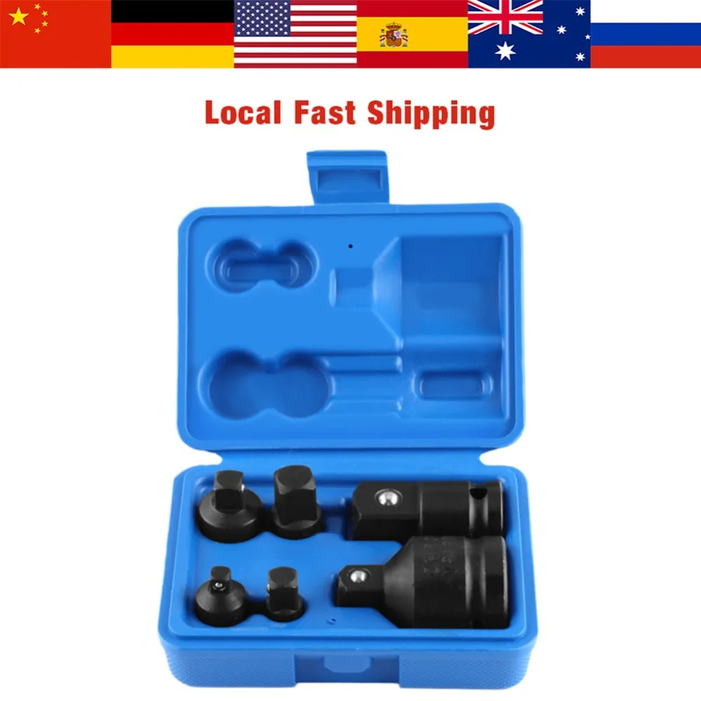 6PCS/Set Hand Wrench Tool Set Impact Socket Adaptor Reducer Adapter 1/4 1/2 3/8 3/4 Ratchet Breaker Drive
6PCS/Set Hand Wrench Tool Set Impact Socket Adaptor Reducer Adapter 1/4 1/2 3/8 3/4 Ratchet Breaker Drive
