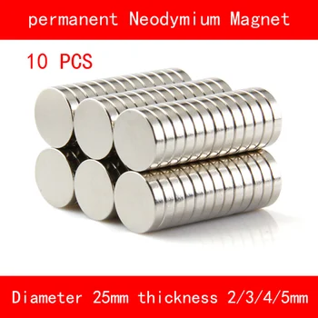 10PCS round diameter 25mm thickness 2mm 3mm 4mm 5mm n35 Rare Earth strong NdFeB Neodymium Magnet for industrial DIY
10PCS round diameter 25mm thickness 2mm 3mm 4mm 5mm n35 Rare Earth strong NdFeB Neodymium Magnet for industrial DIY