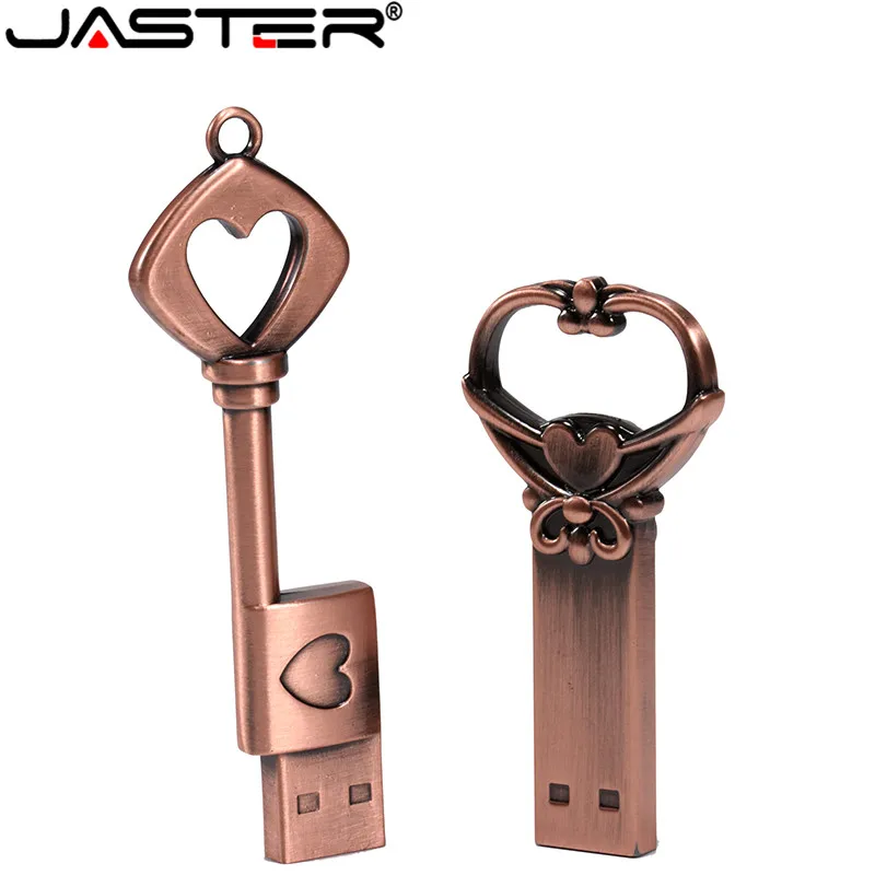 JASTER Fashion hot selling metal Bronze key creative USB flash drive USB 2.0 4GB 8GB 16GB 32GB 64GB External Storage memory disk
JASTER Fashion hot selling metal Bronze key creative USB flash drive USB 2.0 4GB 8GB 16GB 32GB 64GB External Storage memory disk