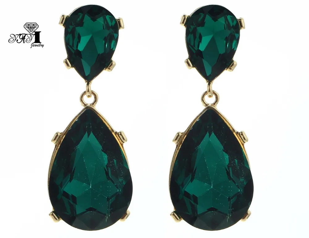 YaYi Jewelry New Green Glass Rhinestone Dangle Crystal Earring Women's Fashion Ancient Gold Color Gem Earrings Gift 1186
YaYi Jewelry New Green Glass Rhinestone Dangle Crystal Earring Women's Fashion Ancient Gold Color Gem Earrings Gift 1186