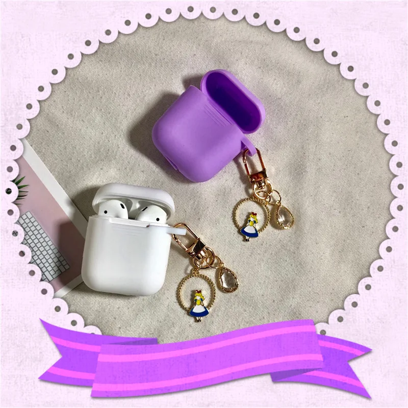 Japanese Alice in Wonderland Keychain Bluetooth Earphone Case Apple Airpods Anti-Lost Protective Cover Key Ring Silicone Case
Japanese Alice in Wonderland Keychain Bluetooth Earphone Case Apple Airpods Anti-Lost Protective Cover Key Ring Silicone Case