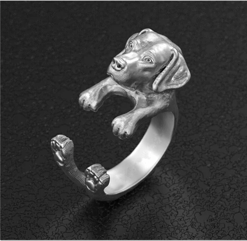 Newest Listed Retro Labrador Retriever Ring Pet Dog Gift Idea | Украшения и аксессуары