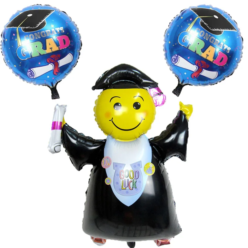 3PCS 103*80cm Congratulation Party Foil Helium Balloon Graduate Doctor Good Luck Students Congrats Supplies Graduated Doctoral
3PCS 103*80cm Congratulation Party Foil Helium Balloon Graduate Doctor Good Luck Students Congrats Supplies Graduated Doctoral