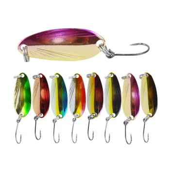 4g Metal Spoon Fishing Lure Spinner Bait 8colorful Sequins Hooks Model Artificial Hard Baits Tackle Fishing Accessories
4g Metal Spoon Fishing Lure Spinner Bait 8colorful Sequins Hooks Model Artificial Hard Baits Tackle Fishing Accessories