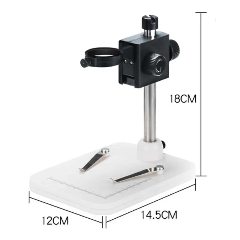 1000X digital microscope electronic video microscope 4.3 inch HD LCD soldering microscope phone repair Magnifier +  stand