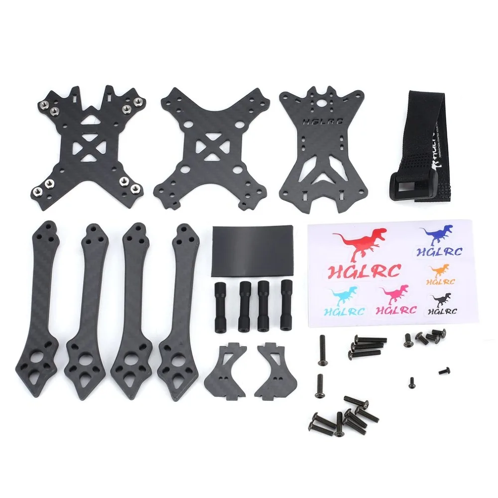 HGLRC 220mm Carbon Fiber Wheelbase 5mm Arm Kit Frame for RC Racing Drone Motor Models Multicopter Replacement Part Accessories
HGLRC 220mm Carbon Fiber Wheelbase 5mm Arm Kit Frame for RC Racing Drone Motor Models Multicopter Replacement Part Accessories