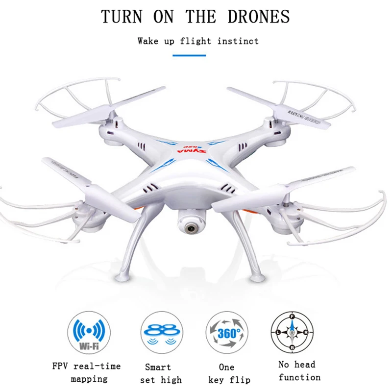 

SYMA X5SW RC Drone Wifi Camera Quadcopter Real Time Transmit FPV Headless Mode Dron RC Helicopter Quadrocopter Drones Aircraft