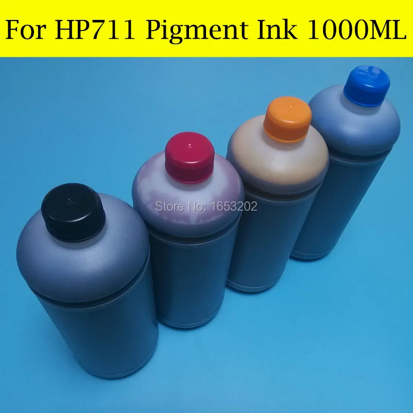 1000MLX4 Color HP711 Pigment Ink Refill Kit For HP Designjet T120 T520 Printer Ink Cartridge
1000MLX4 Color HP711 Pigment Ink Refill Kit For HP Designjet T120 T520 Printer Ink Cartridge