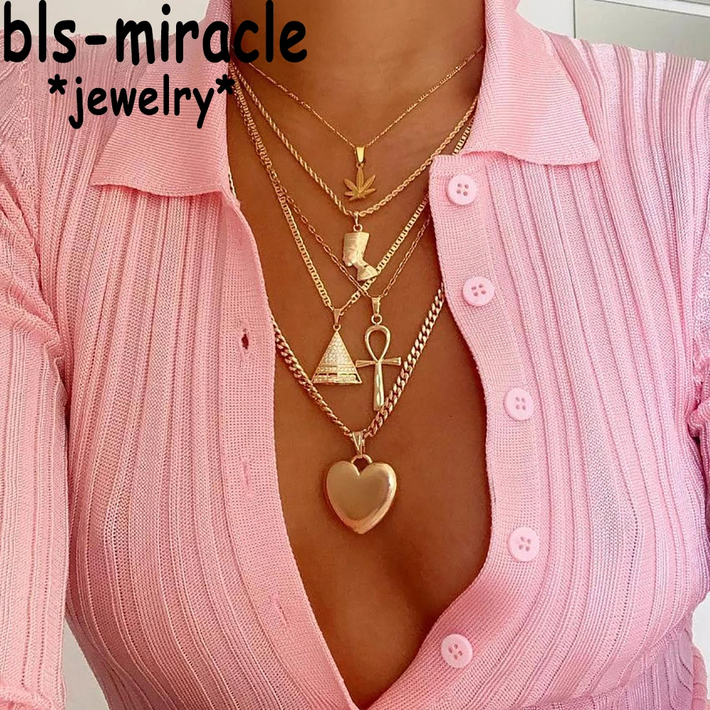 2019 New Fashion Geometric Multi layer Necklaces For Women Boh Long Heart Choker Necklaces & Pendants Girl Jewelry Part Gifts
2019 New Fashion Geometric Multi layer Necklaces For Women Boh Long Heart Choker Necklaces & Pendants Girl Jewelry Part Gifts