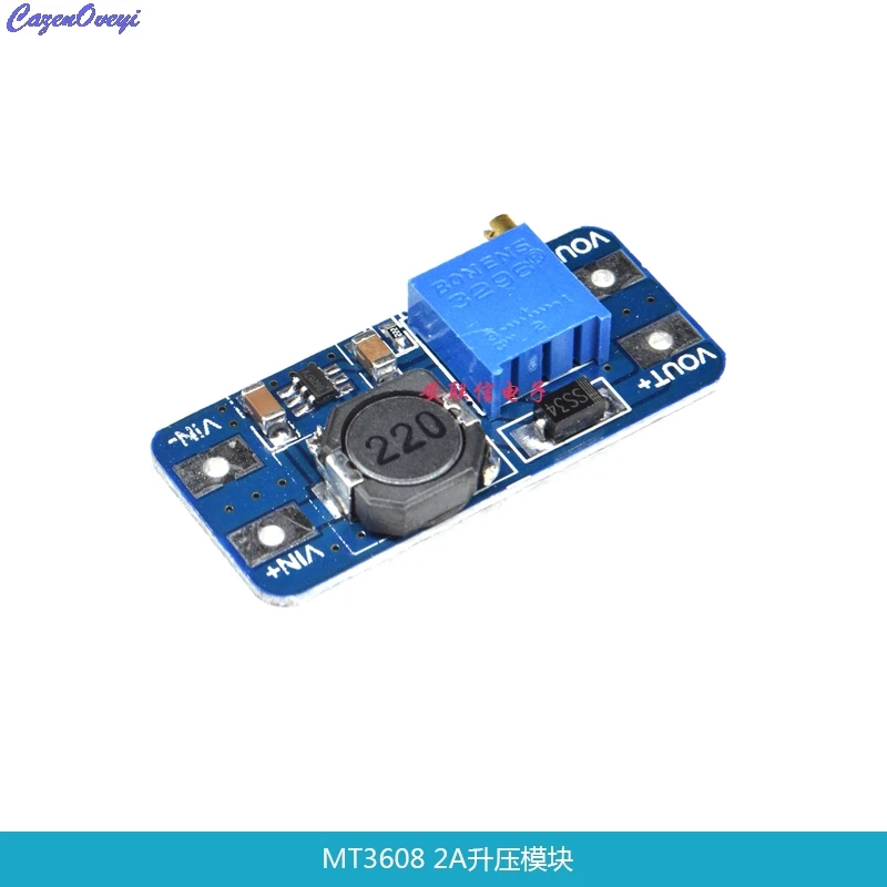 MT3608 DC-DC Adjustable Boost Module 2A Boost Plate 2A Step Up Module with USB 2V - 24V to 5V 9V 12V 28V LM2577 In Stock 
MT3608 DC-DC Adjustable Boost Module 2A Boost Plate 2A Step Up Module with USB 2V - 24V to 5V 9V 12V 28V LM2577 In Stock