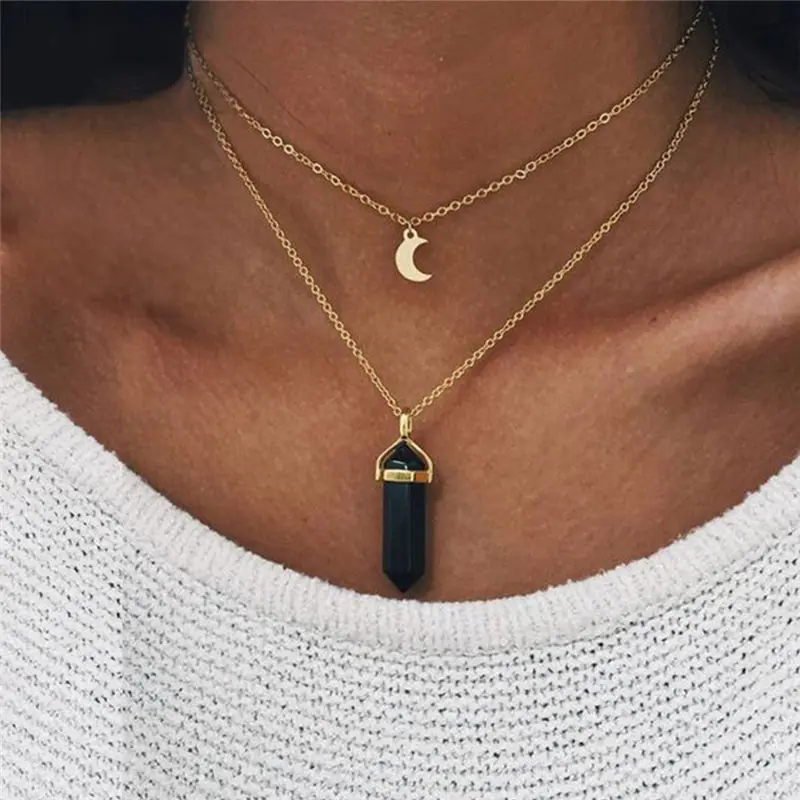 Crystal Geometric Opal Stone Pendant Necklace For Woman Temperament Exquisite Jewelry Layered Necklace Trendy Simple Choker x291
Crystal Geometric Opal Stone Pendant Necklace For Woman Temperament Exquisite Jewelry Layered Necklace Trendy Simple Choker x291