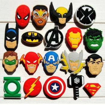 Hot Sale 19Styles 38PCS Marvel's The Avengers Soft PVC Shoe Charms,Cartoon Figure Shoe Accessories Fit Bracelets Croc,Kids Gifts
Hot Sale 19Styles 38PCS Marvel's The Avengers Soft PVC Shoe Charms,Cartoon Figure Shoe Accessories Fit Bracelets Croc,Kids Gifts