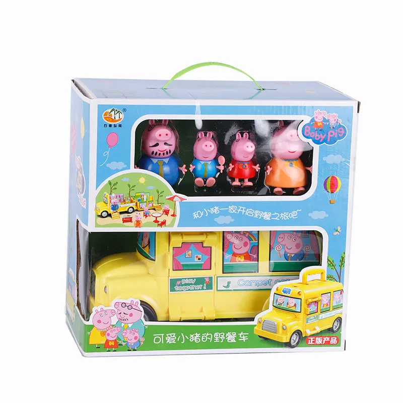 Peppa Pig George Family Camper car Toys Doll Action Figures Family Member Toys Early Learning Educational toys
Peppa Pig George Family Camper car Toys Doll Action Figures Family Member Toys Early Learning Educational toys