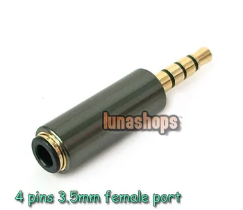 4 pins 3.5mm Male to Female adapter Convertor for Iphone Nokia Moto HTC handfree headset LN001814
4 pins 3.5mm Male to Female adapter Convertor for Iphone Nokia Moto HTC handfree headset LN001814