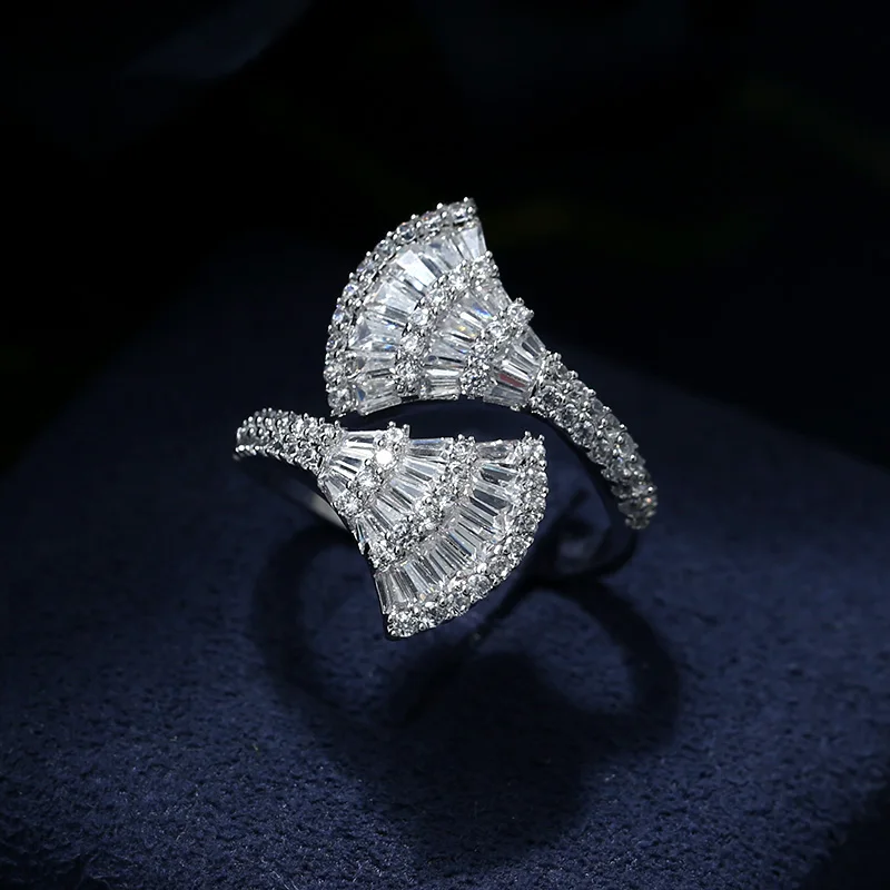 best new Fashion AAA cubic zircon multi-layered Baguette Ring thin Ring cuff copper base for women gift
best new Fashion AAA cubic zircon multi-layered Baguette Ring thin Ring cuff copper base for women gift