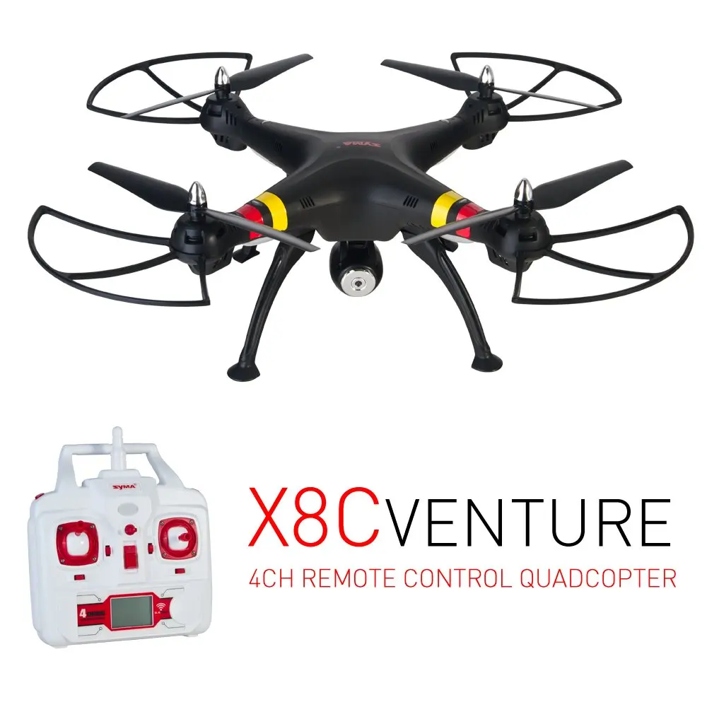 

Syma X8C Quadcopter with Camera Wifi RTF 2.4G 6 Axis 4CH RC Drone Headless Mode 2.0MP HD Camera Rc Helicopter Kids Toys