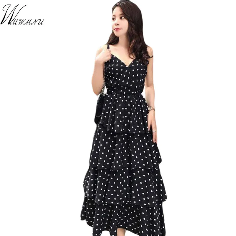 Sleeveless Polka Dot Print Dress sexy V Neck Women 2019 Summer New Retro Vintage Dresses Knee Length Party vestidos de festa
Sleeveless Polka Dot Print Dress sexy V Neck Women 2019 Summer New Retro Vintage Dresses Knee Length Party vestidos de festa