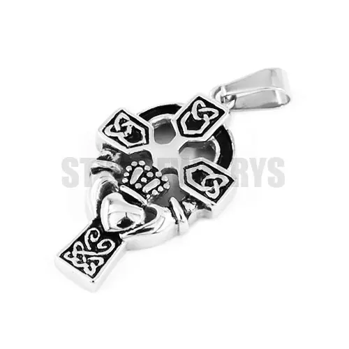 Claddagh Style Hand to Hold a Heart Cross Pendant Stainless Steel jewelry Celtic Knot Motor Biker Pendant SWP0365
Claddagh Style Hand to Hold a Heart Cross Pendant Stainless Steel jewelry Celtic Knot Motor Biker Pendant SWP0365