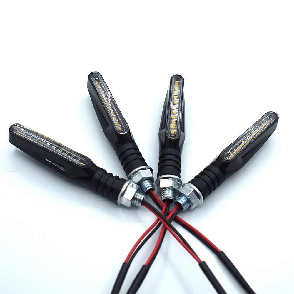 Water Flowing Motorcycle LED Turn Signal Lights Direction Indicators clignotant moto For Suzuki GSXR600 750 1000 TL1000S DL650
Water Flowing Motorcycle LED Turn Signal Lights Direction Indicators clignotant moto For Suzuki GSXR600 750 1000 TL1000S DL650