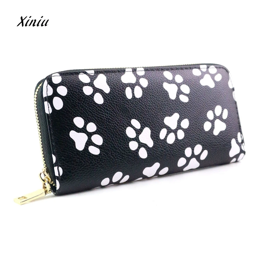 Women Wallet Fashion Clutch Smiling Face Paw Long Purse Wallet Card Holder Handbag Bag Dog Footprints Purse slim wallet
Women Wallet Fashion Clutch Smiling Face Paw Long Purse Wallet Card Holder Handbag Bag Dog Footprints Purse slim wallet