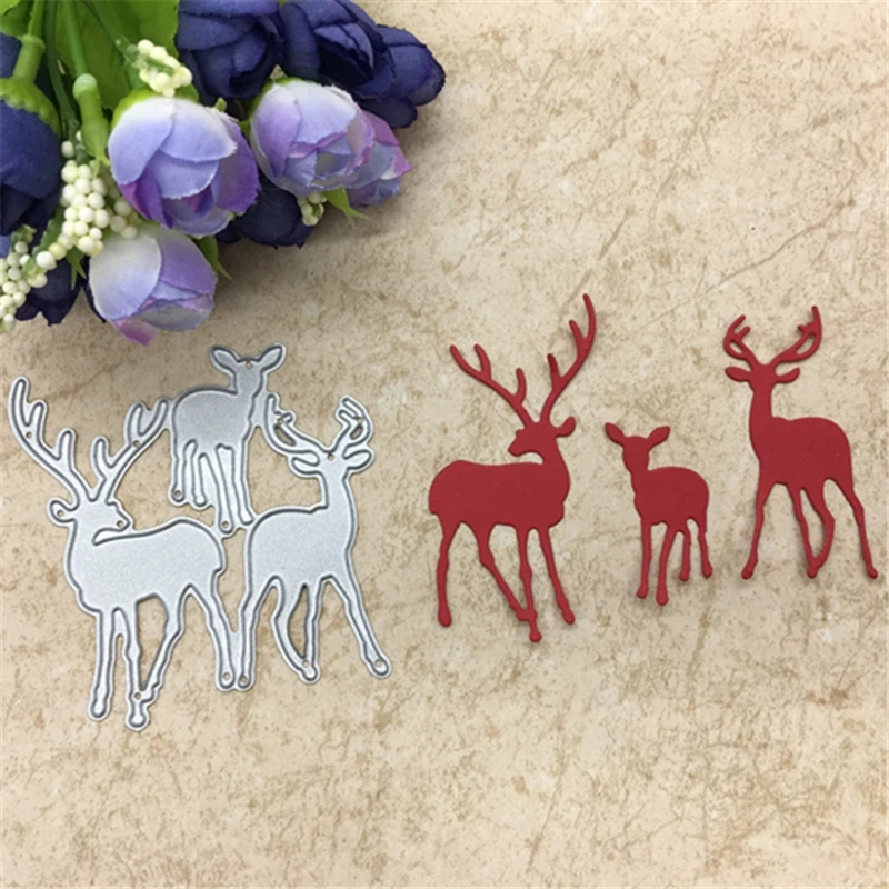 Christmas Elk Cutting Dies Scrapbooking Metal Cutting Pressing Stencils Craft Dies For DIY Decorations Embossing
Christmas Elk Cutting Dies Scrapbooking Metal Cutting Pressing Stencils Craft Dies For DIY Decorations Embossing