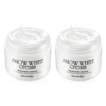 SECRET KEY Snow White Cream 50g Face Whitening Cream Remove Melasma Acne Spots Pigment Melanin Dark Spots Face Care Cream 2pcs
SECRET KEY Snow White Cream 50g Face Whitening Cream Remove Melasma Acne Spots Pigment Melanin Dark Spots Face Care Cream 2pcs