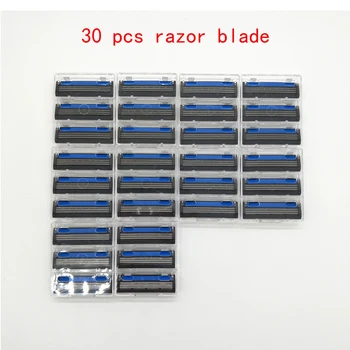 High Quality 30 Pcs/lot Three Layer Razor Blade For Men Safe Shaving Razor 3 Blades Shaver Standard Close Smooth Skin Trimmer
High Quality 30 Pcs/lot Three Layer Razor Blade For Men Safe Shaving Razor 3 Blades Shaver Standard Close Smooth Skin Trimmer