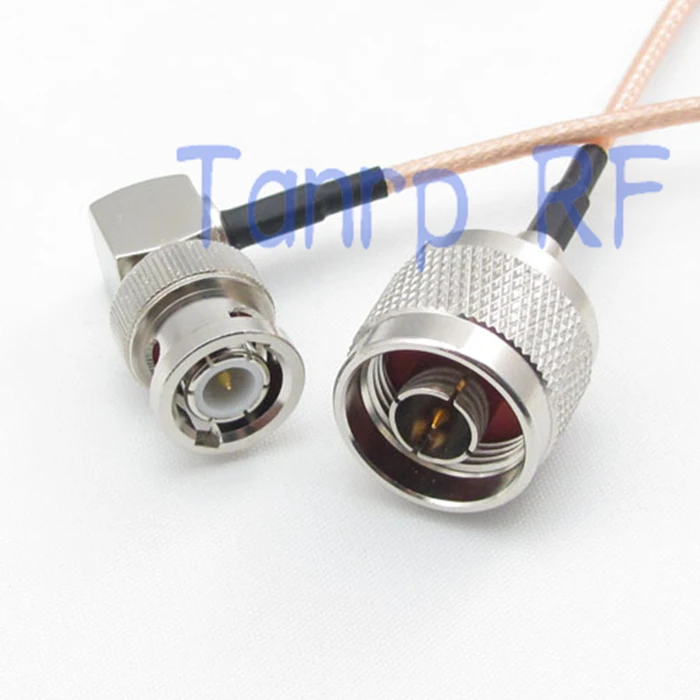 2PCS 20INCH N male to BNC male plug right angle RF adapter connector 50CM Pigtail coaxial jumper cable RG316 extension cable
2PCS 20INCH N male to BNC male plug right angle RF adapter connector 50CM Pigtail coaxial jumper cable RG316 extension cable