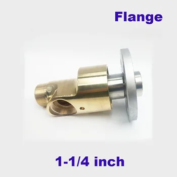 Two-way steam rotating joint cooling water system rotary connector 1 1/4-1/2 inch brass swivel connection with flange plate
Two-way steam rotating joint cooling water system rotary connector 1 1/4-1/2 inch brass swivel connection with flange plate